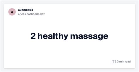 pron massage video